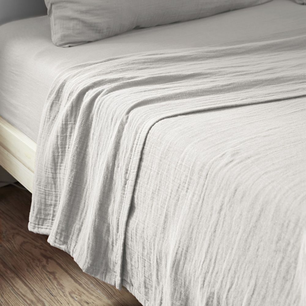 Drap plat 270x300 cm gaze de coton nuage