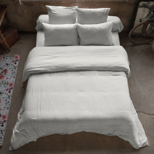 Housse de couette 140x200 cm en gaze de coton nuage